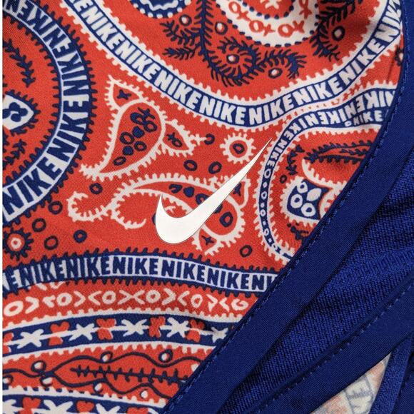 Nike Running Shorts Women's Small Dri-FIT Mid-Rise Brief-Lined Paisley - Picture 2 of 12